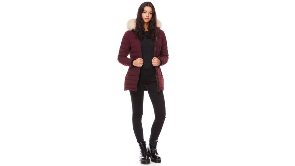 Moose Knuckles Roselawn Jacket, Port / Crystal Fox, S, MK8517LFFH-574-S