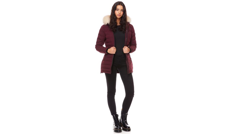 Moose Knuckles Roselawn Jacket, Port / Crystal Fox, XS, MK8517LFFH-574-XS