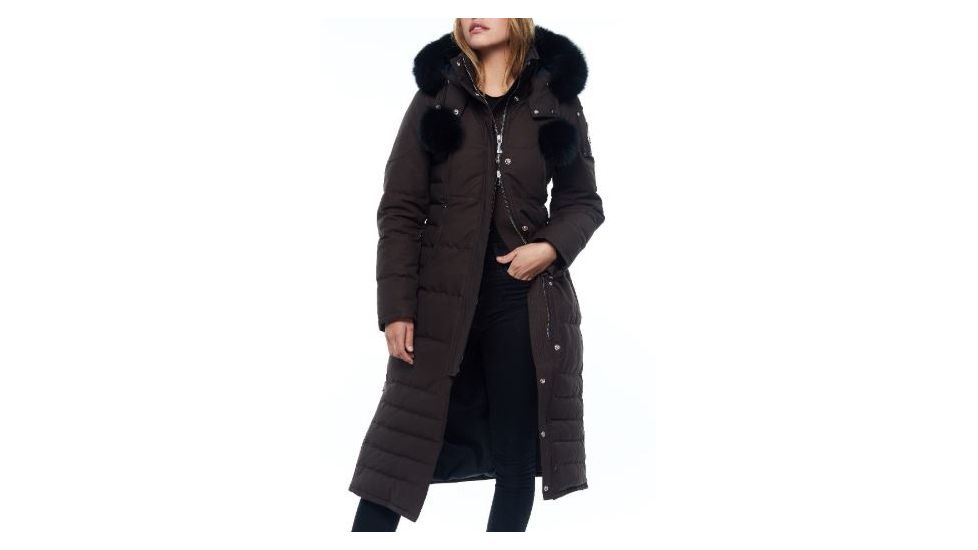 Moose Knuckles Saskatchewan Parka - Women's, Driftwood/Black Fox, Small, MK4660-LLP-647-S