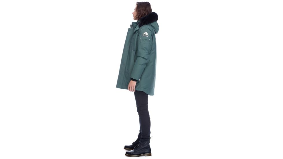 Moose Knuckles Stirling Parka Men's, Oceanic / Black Fur, S, MK4661MP-524-S