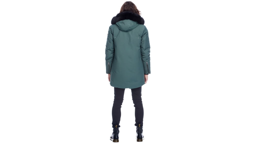 Moose Knuckles Stirling Parka Men's, Oceanic / Black Fur, S, MK4661MP-524-S