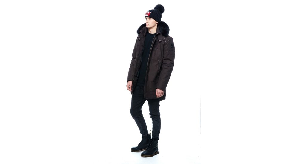 Moose Knuckles Stirling Parka - Mens, Driftwood/Black Fox, Extra Large, MK4661-MP-647-XL