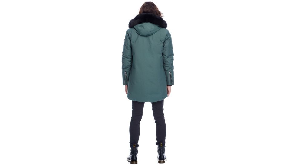 Moose Knuckles Stirling Parka Mens, Oceanic / Black Fur, L, MK4661MP-524-L