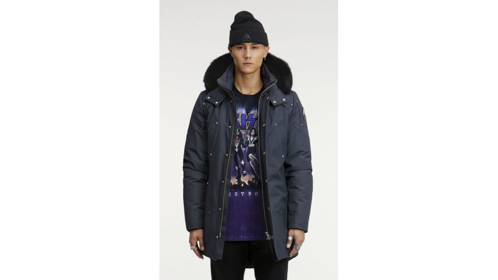 Moose Knuckles Stirling Parka, Granite W Black, XXL MK4661MP-256-XXL
