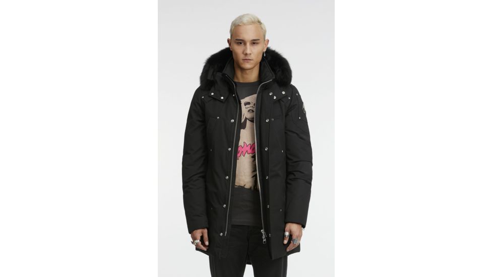 Moose Knuckles Stirling Parka, 291-Blk W Blk Fur, S MK4661MP-291-S