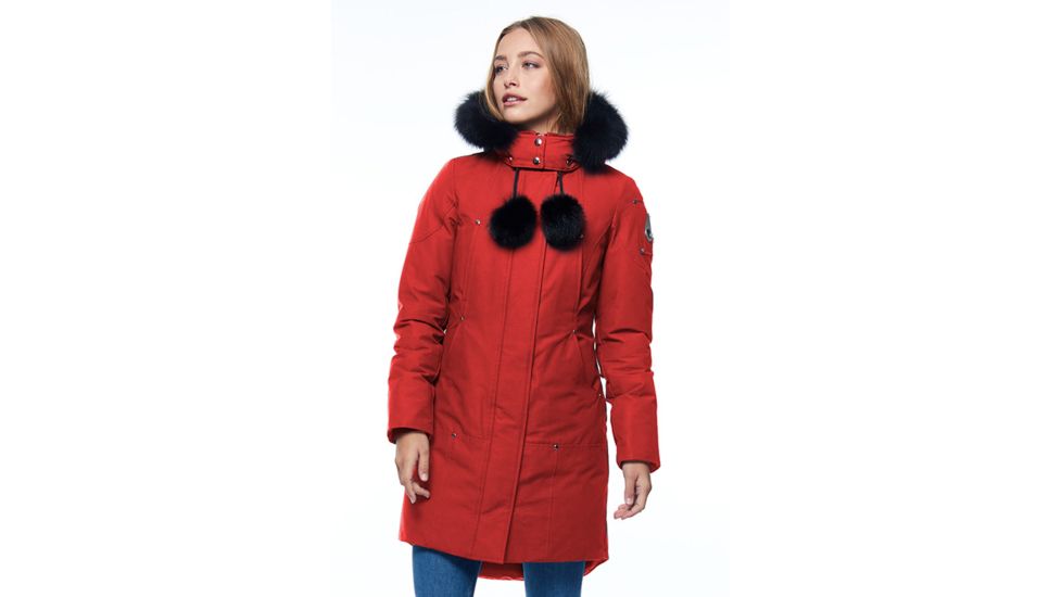 Moose Knuckles Stirling Parka - Women's, Redwood/Black Fox, Small, MK2003-LP-382-S