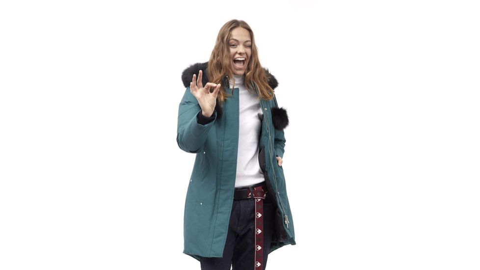 Moose Knuckles Stirling Parka - Womens, Green Ash/Black Fur, Small, MK2003LP-740-S