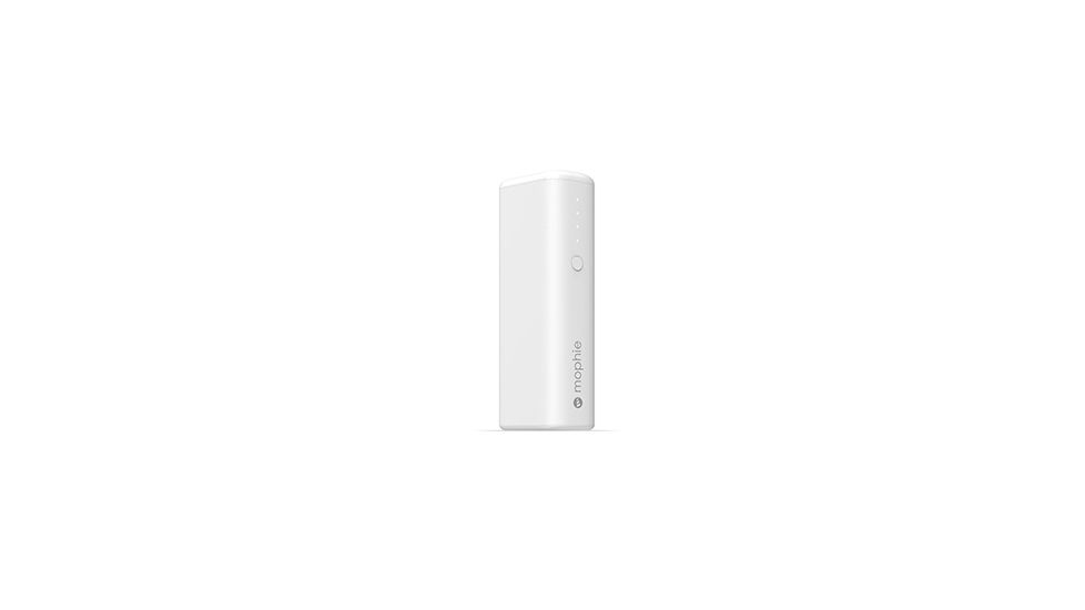 mophie Power Boost Mini V2 Battery Pack, 2600mAh, White, MO-40562