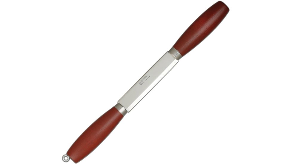 Mora Classic WoodSplitter Fixed Blade Knife, SS Blade, Red Birchwood handle FT13792