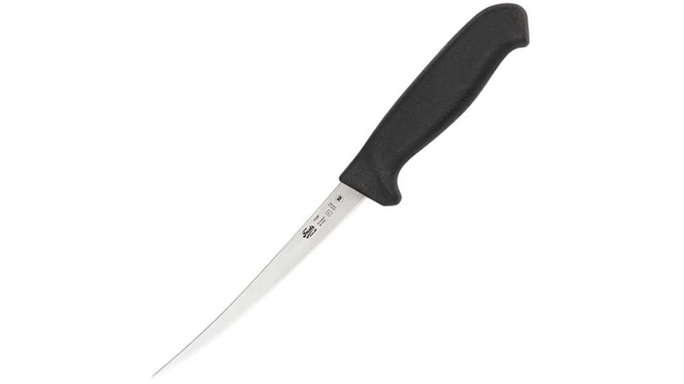 Mora Narrow Filet Knife,6.3in,Black Polyprpylene Handle M-121-5090