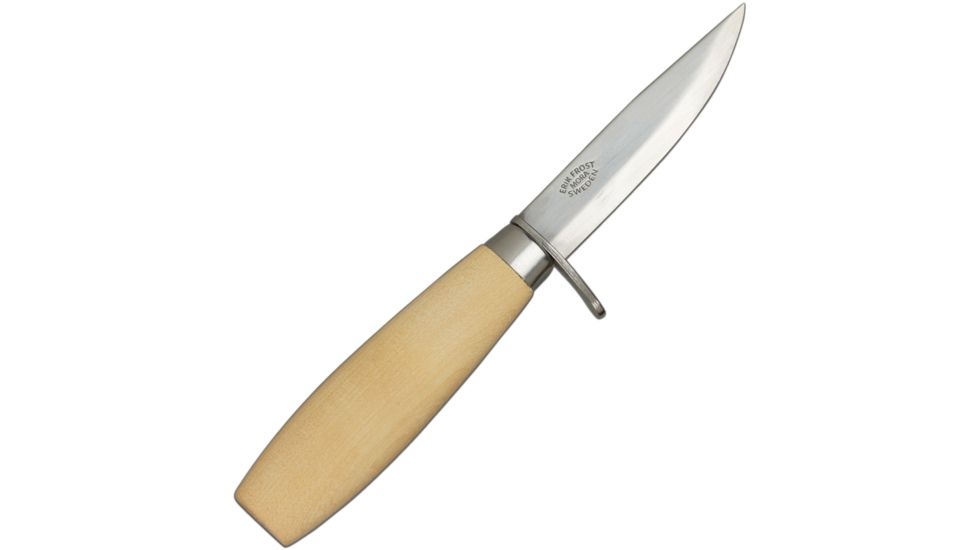 Mora Wood Carving Jr 73/164 Fixed Blade Knife, SS PE Blade, Hardwood handle FT21033