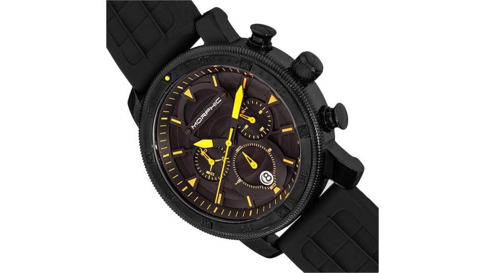 Morphic M90 Series Chronograph Watch w/Date, Black, One Size, MPH9005