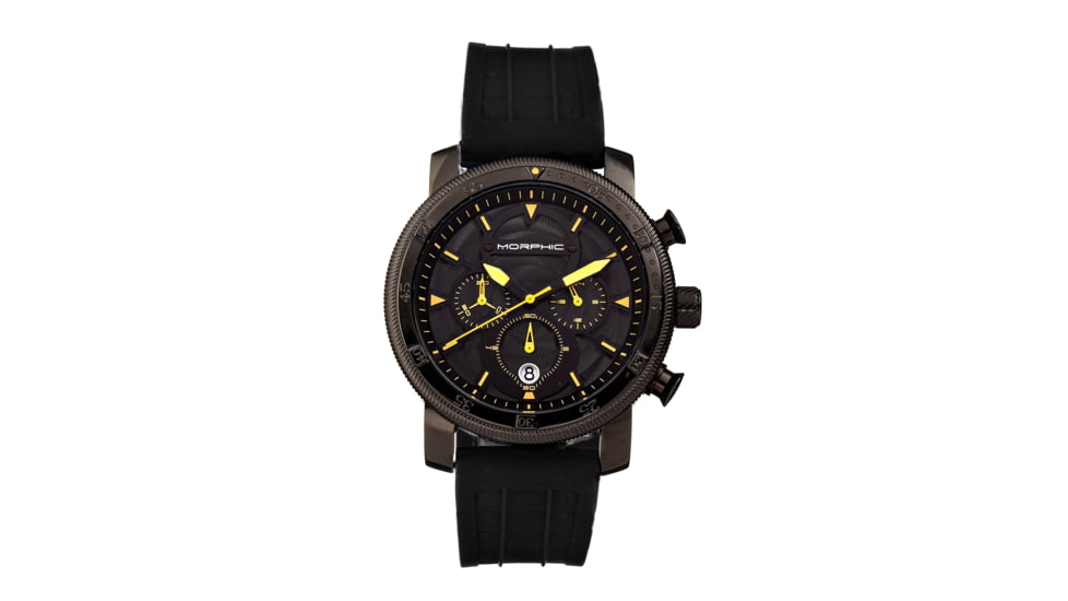 Morphic M90 Series Chronograph Watch w/Date, Black, One Size, MPH9005