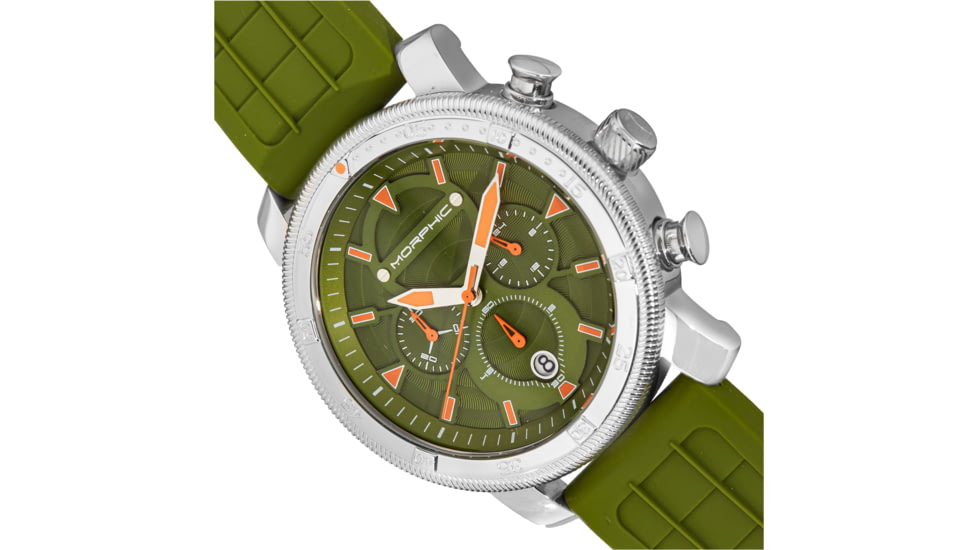 Morphic M90 Series Chronograph Watch w/Date, Green, One Size, MPH9003
