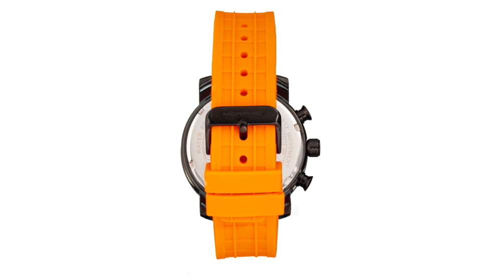 Morphic M90 Series Chronograph Watch w/Date, Orange/Black, One Size, MPH9006