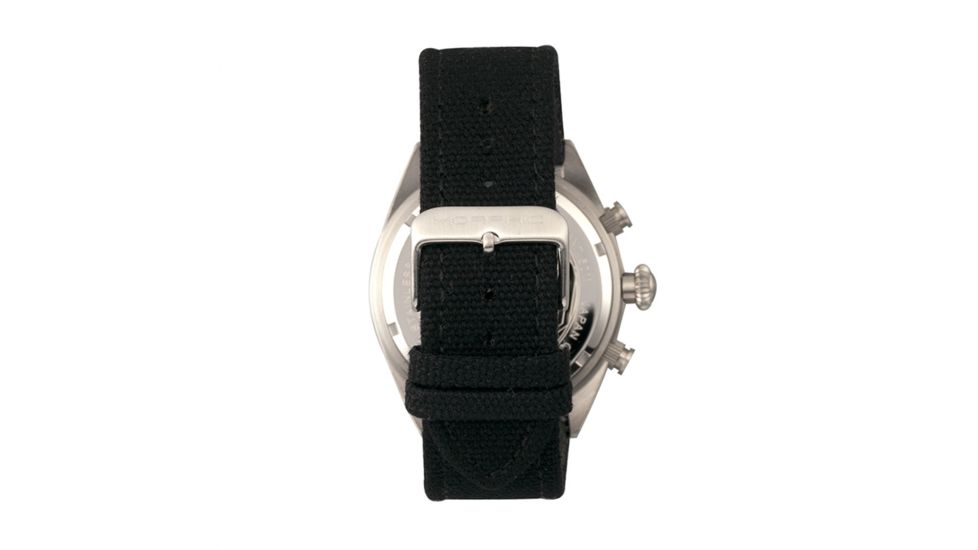 Morphic Mens M53 Series Leather-Band Watch, Black, MPH5301