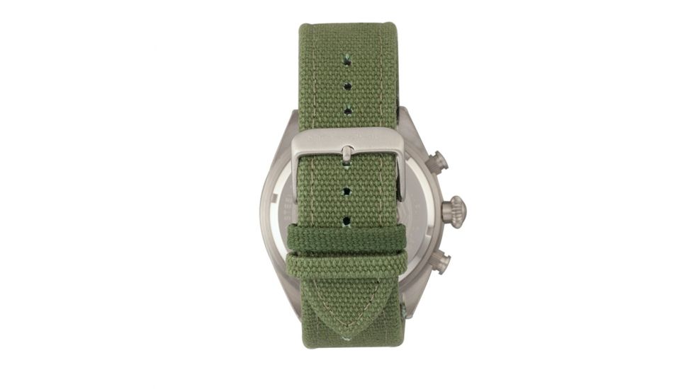 Morphic Mens M53 Series Leather-Band Watch, Olive, MPH5302