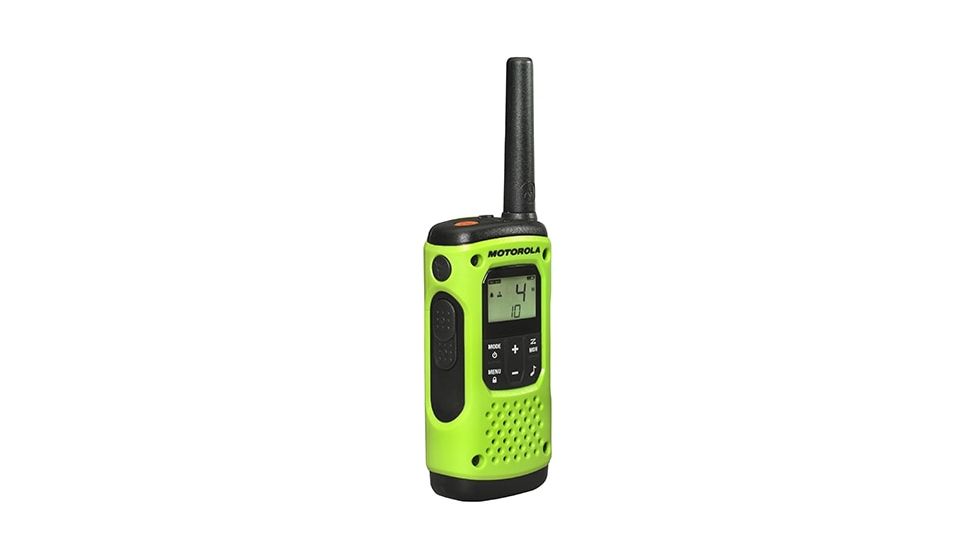 Motorola Rechargeable 2 Way Radio w/ Accessories, Pack of 2, Lime, T605 H20