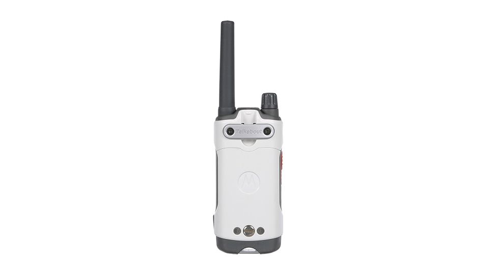 Motorola Rechargeable Emergency Preparedness 2 Way Radio, Red/White, T480