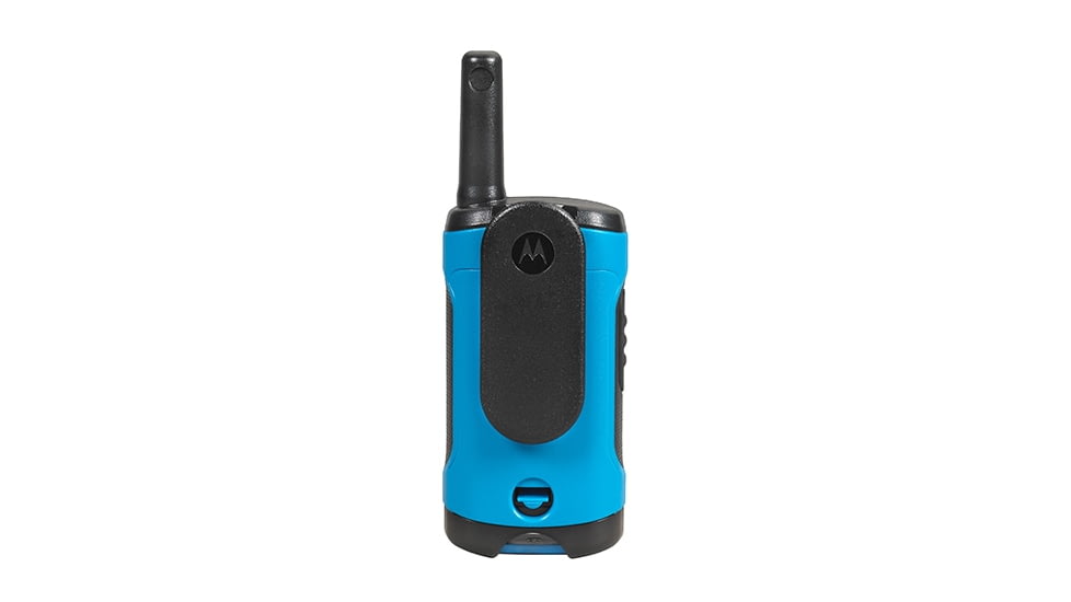 Motorola T100P Alkaline 2 Way Radio, Pack of 3, Neon Blue, T100TP