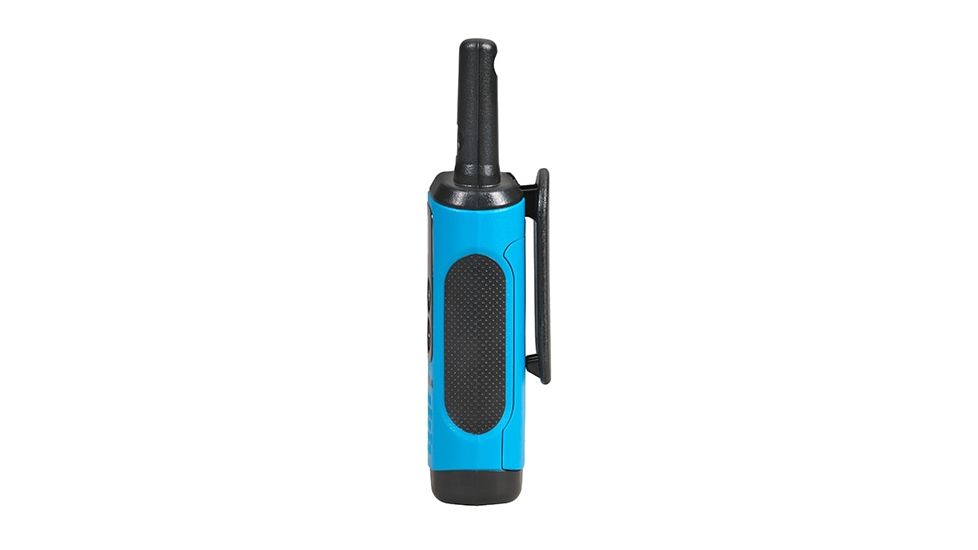 Motorola T100P Alkaline 2 Way Radio, Pack of 3, Neon Blue, T100TP