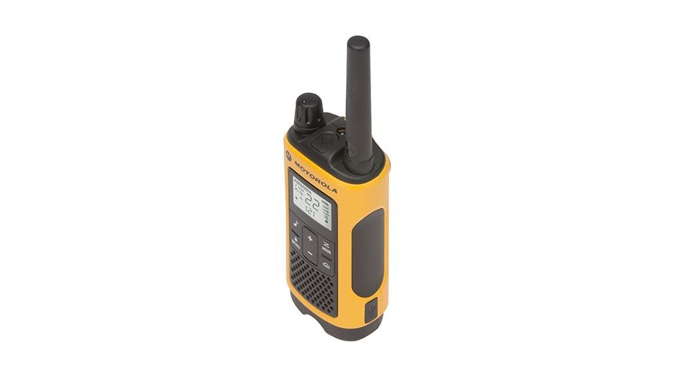 Motorola T402 Rechargeable 2 Way Radio, Pack of 2, Yellow, T402