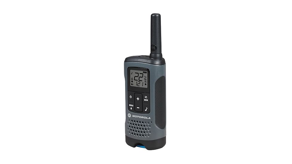 Motorola Talkabout 200 Rechargeable 2 Way Radio, Pack of 2, Gray/Brown, T200