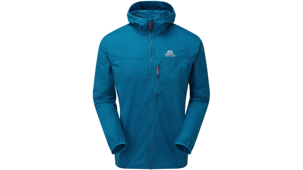 Mountain Equipment Aerofoil Full Zip Jacket - Mens, Alto Blue, Extra Large, ME-004616-ME-01437-XL