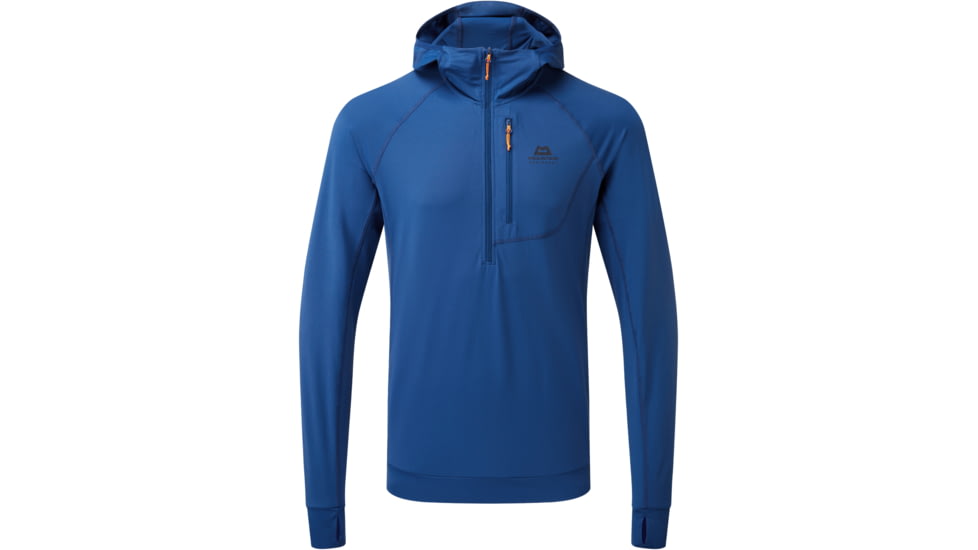 Mountain Equipment Aiguille Hooded Top - Mens, Admiral Blue, Large, ME-007145AB-L