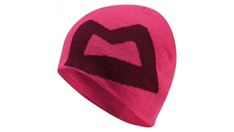 Demo, Mountain Equipment Branded Knitted Beanie, VPink/Cranberry, One Size, ME-000772-Me-01416