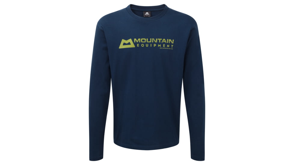 Mountain Equipment Branded Long Sleeve Tee - Mens, Marine, Extra Large ME-001300-01201-XL