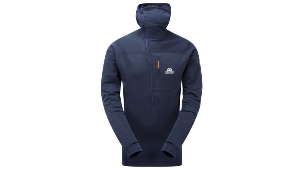 Mountain Equipment Eclipse Hooded Zip Tee - Men's-Cosmos-Small