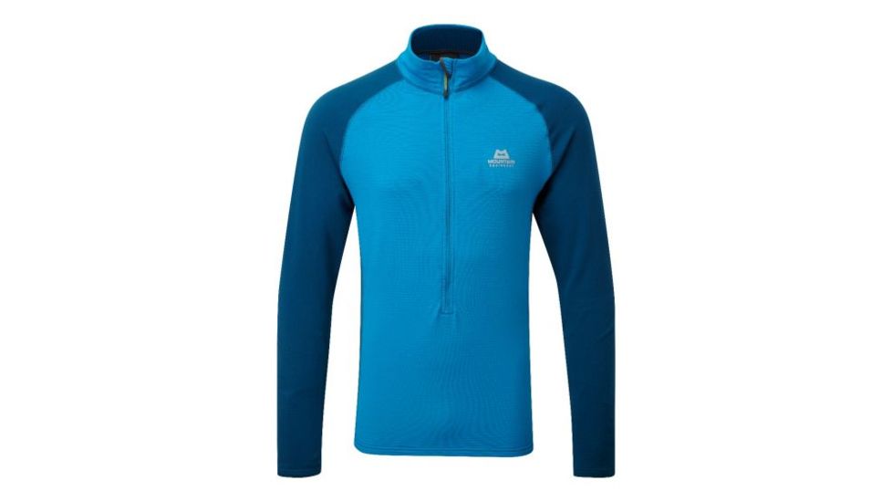Mountain Equipment Eclipse Zip Tee Pullover - Men's, Lagoon Blue/Marine, Large ME-002286-ME-01207-L-DEMO
