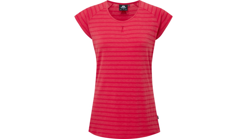 Mountain Equipment Equinox Tee - Womens, Virtual Pink Stripe, 16, ME-001091-VPS-16,