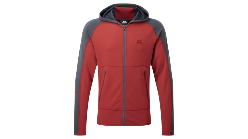 Mountain Equipment Flash Hooded Jacket - Men's -Henna/Ombre Blue-Small