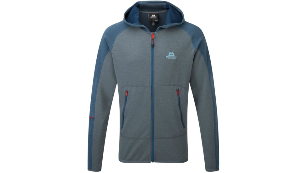 Flash Hooded Jacket - Mens -Steel Blue/Harbor-X-Large