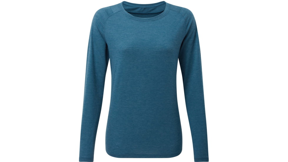 Mountain Equipment Font Long Sleeve Sweater -Womens, Majolica Blue, 12, ME-005374-Me-01635-12