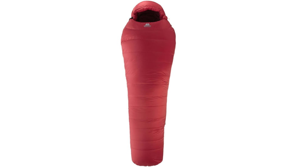 Mountain Equipment Glacier 1000 Sleeping Bag, Imperial Red, Long, Left Zip, ME-003516-ME-01040-LZ