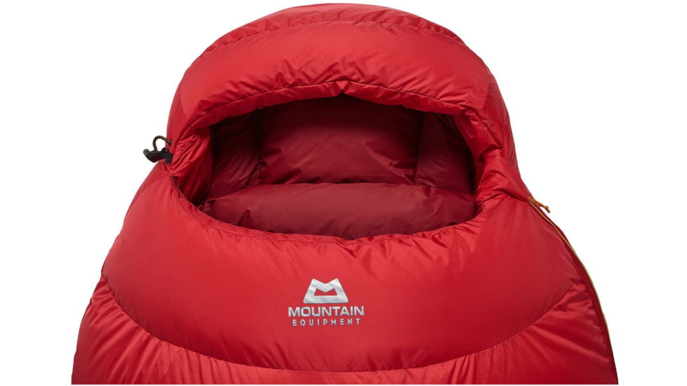 Mountain Equipment Glacier 1000 Sleeping Bag, Imperial Red, Long, Left Zip, ME-003516-ME-01040-LZ