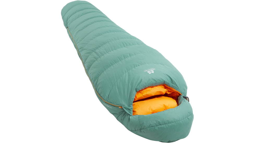Mountain Equipment Glacier 450 Sleeping Bag, Left Zip - Womens, Sage, Regular, ME-007345 Sage-LZ-Reg