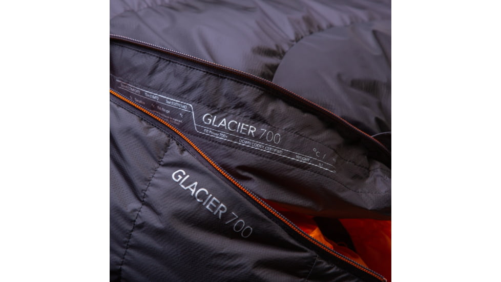 Mountain Equipment Glacier 700 Sleeping Bag, Left Zip - Mens, Obsidian, Long, ME-00674801595
