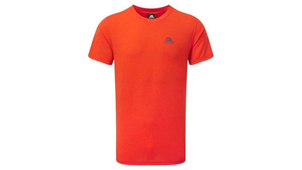 Mountain Equipment Groundup Plain Tee - Mens, Cardinal Orange, Extra Large ME-000595-01252-XL