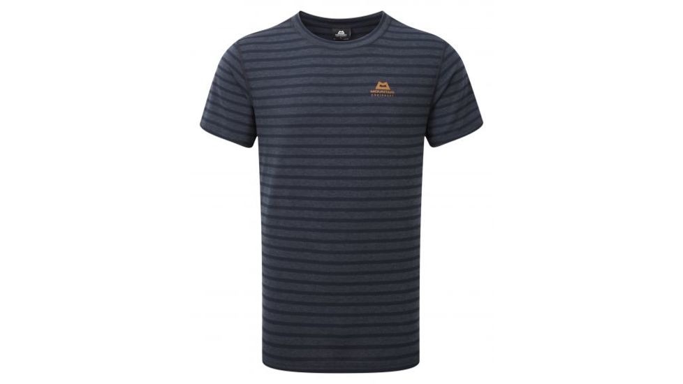 Mountain Equipment Groundup Tee - Mens, Cosmos stripe, Large, ME-000595-CSMS stripe-L