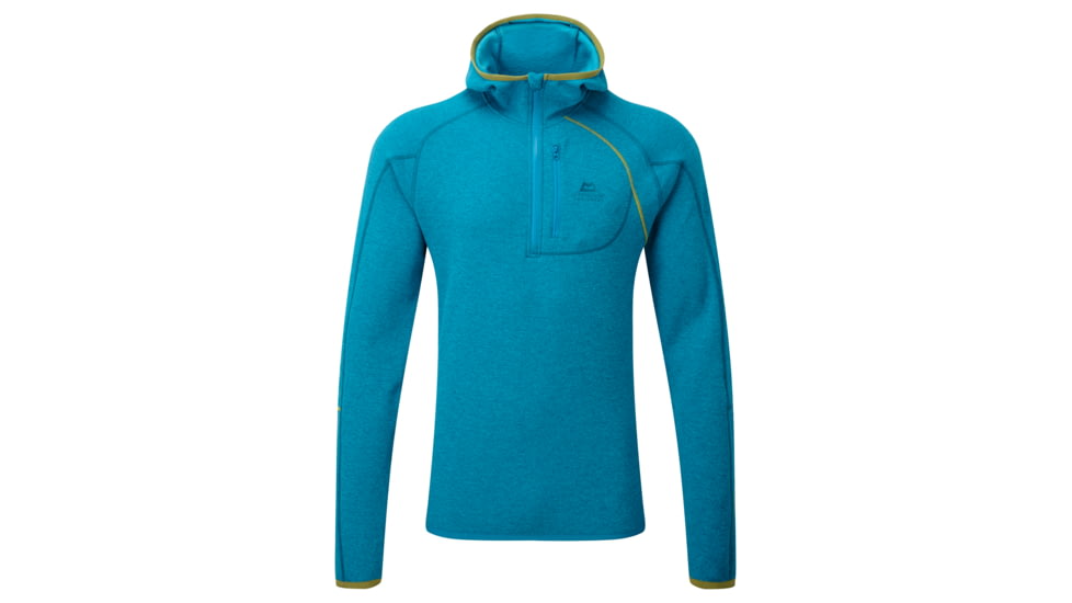 Mountain Equipment Integrity Hooded Zip Tee - Men's, Lagoon Blue, Medium ME-001124-01214-M