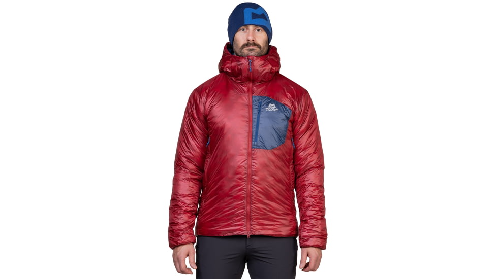 Mountain Equipment Oreus Hooded Jacket - Mens, Merlot/Admiral Blue, Large, Me-02001 Merlot/ABL