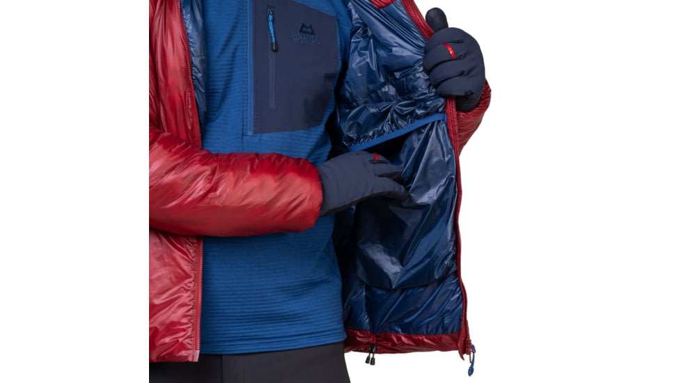 Mountain Equipment Oreus Hooded Jacket - Mens, Merlot/Admiral Blue, Large, Me-02001 Merlot/ABL