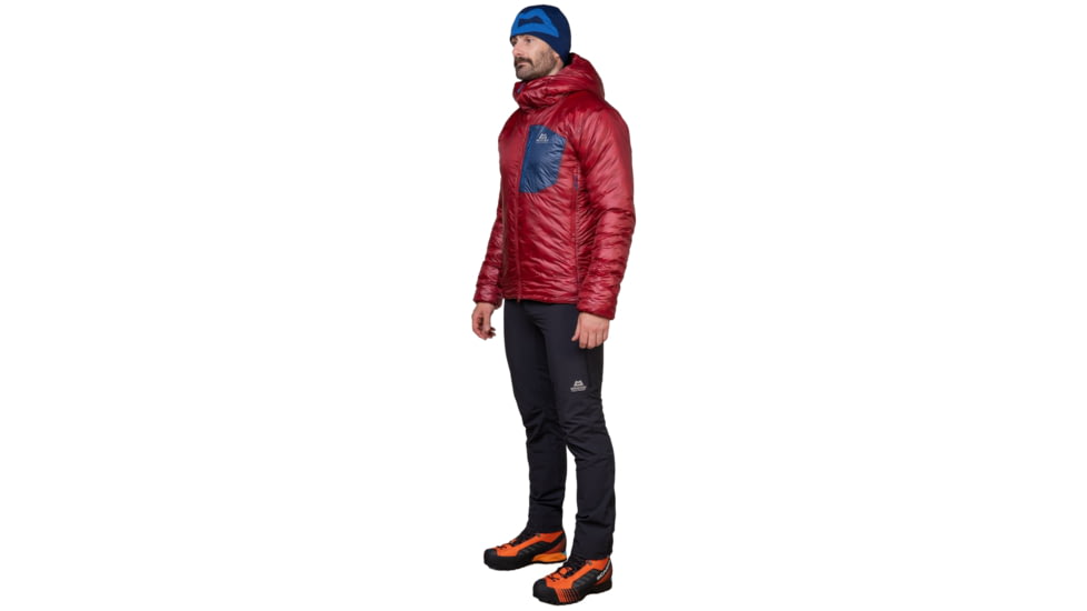 Mountain Equipment Oreus Hooded Jacket - Mens, Merlot/Admiral Blue, Large, Me-02001 Merlot/ABL