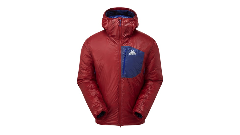 Mountain Equipment Oreus Hooded Jacket - Mens, Merlot/Admiral Blue, Large, Me-02001 Merlot/ABL