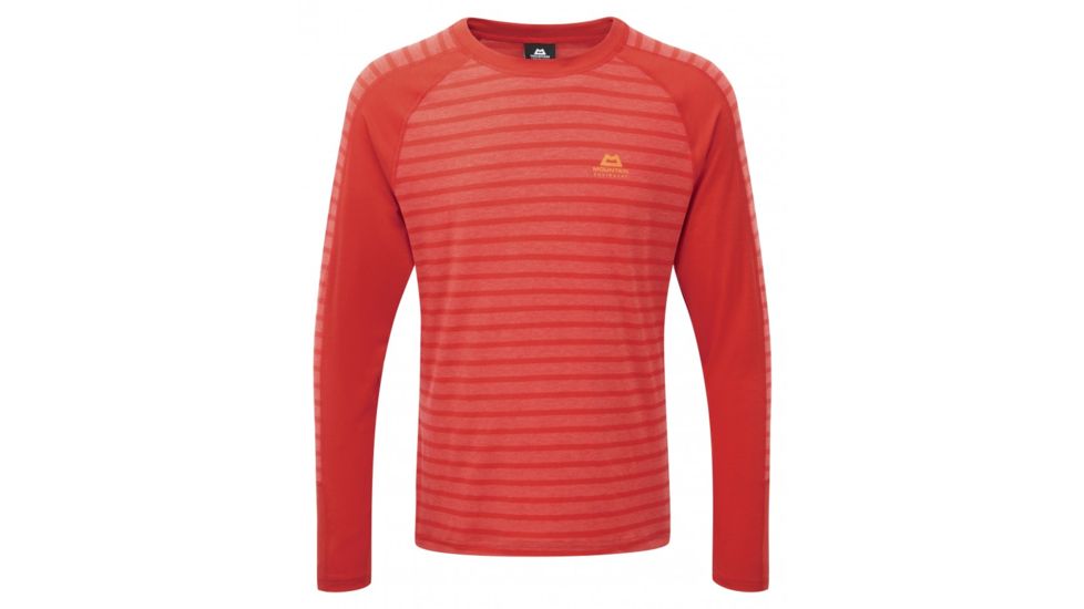 Mountain Equipment Redline Long Sleeve Tee - Men's-Lava-Medium