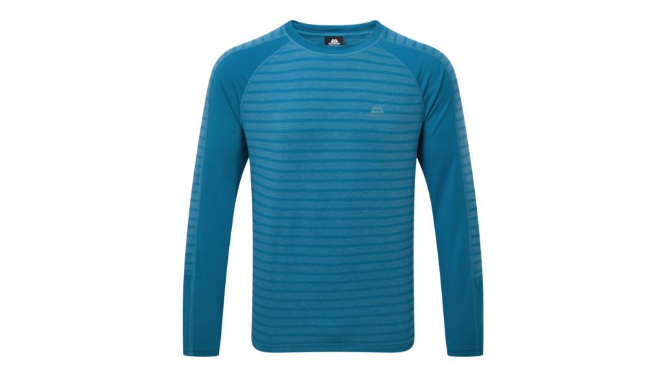 Mountain Equipment Redline LS Tee - Mens, Alto Blue Stripe, Large ME-001543 Alto Blue Stripe L NA
